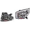 EASYSHOP24H Faro Fanale Proiettore Anteriore SX Sinistro Per RAV4 RAV 4 da 2003 a 2005 H4 Regolazione Elettrica Gruppo Ottico Luce Fanalino Lato Guidatore
