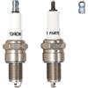 TORCH 2pcs F6RTC Candele di Accensione Sostituire per NGK 7131/BPR6ES, per BOS CH 7995/WR6DC 7900/WR7DC, per Cham pion RN9YC RN10YC RN11YC, per 3047/W20EPR-U, per Torch Engine 131-039, OEM