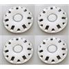 Generico SET 4 COPRICERCHI COPPA RUOTA COPRIRUOTA BORCHIE CERCHIO Diametro 14 Specifiche per Polo prodotte dal 2003-427/14