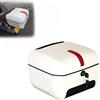 BDXZJ Bauletto Universale per Moto, Bauletti Posteriore per Motocicle, Top Case per Ciclomotori, ABS Hard Tour Tail Box, con Catadiottri E Piastra di Montaggio per 2 Caschi A
