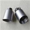 Kdbcet Tubo Scappamento Auto 1 pezzo Per VW Per GTI MK7 Per Golf 7 Ugello Di Scarico A Nido D'ape Sabbiatura Acciaio Inox Universale Di Punta Del Silenziatore Per Auto Tubo(ID 63MM-OD 101MM)
