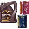 OKEPS GD Olio motore MANNOL Energy Formula PD 5W-40 1 motore Doctor+Motor Flush