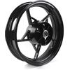 Konerstone Cerchioni posteriori da 17 pollici per Ninja 500 Ninja 500SE Z500 Z500SE 2024 ruota moto Ninja 400 accessori nero lucido