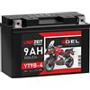LANGZEIT Batterien LANGZEIT YT9B-4 batteria moto 9Ah 12V YT9B-BS 50801 50815 GT9B-4 senza manutenzione