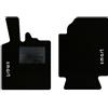 QUEMAR Tappetini Auto compatibili con Smart Fortwo W451 2007-2014 / Kit Tappeti in Moquette e Gomma su Misura (Set 2 Anteriori) / Ricami e Colori Personalizzati (2 Ricami, Bordo Nero)