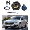 D'ANGELO 1988 Kit Ruotino di Scorta 17 compatibile con Skoda Octavia con Cric, Chiave, Guanti e Sacca