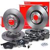 BREMBO Set freni incl dischi freno rivestiti anteriori Ø 312mm ventilati internamente+posteriori Ø 255mm pieni e pastiglie freno anteriori+posteriori Compatibile con AUDI A4 B6, B7, SEAT EXEO