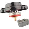 Generic Tappo radiatore per moto, copertura della pressione ad alta temperatura con manometro integrato, monitoraggio accurato del di raffreddamento per moto ad alte prestazioni, veicoli da corsa