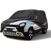 A ABSOPRO Copertura Esterna Per Fiat Panda 12-24 1PC Nero