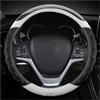 NYSAASDST Copri Volante Coprivolante Per Auto In Fibra Carbonio 38 Cm Per BMW X1 X2 X3 X4 X5 X6 X7 E36 E39 E46 E53 E60 E63 E82 E87 E90 E91 Copertura Volante(BIANCO)