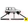 VAN WEZEL Modanatura decorativa/protettiva, Parafango 4051422 Compatibile con: PEUGEOT PARTNER Großraumlimousine, PARTNER Kasten/Großraumlimousine
