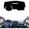 PUCHEN - Copri cruscotto per auto Copri cruscotto antigraffio Copri cruscotto interno LHD - adatto per Renault Clio Lutecia 4 IV 2013 2014 2015 2016 2017 2018 2019 2020