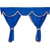 F-CORE Tende - Set Completi (3-in-1) Camion Compatibile per Man TGA 01.00-12.10 TGX 01.07-03.20 Cabina XXL Blu
