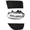 ZDPVK Griglia fendinebbia For Land Rover, for Range Rover Evoque 2011 2012 2013-2015 Fendinebbia Luci diurne Copertura fendinebbia Griglia Cornice LR026089 LR026090(Only 1 Right-D)