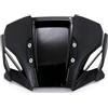 ARUPMN DEFLETTORI ARIA CUPOLINO VISIERA Adatto per HONDA CB650R CB1000R CB 650 1000 R 2018-2023 Accessori ABS Parabrezza Carenatura Deflettore parabrezza(Black)