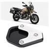 KIMISS Piastra di Estensione Pad， Ingranditore per Cavalletto Laterale Moto， Piastra di Supporto per Pad di Estensione del Cavalletto Laterale Sostituzione in Lega di Alluminio CNC per MOTO GUZZI V85TT 2018‑