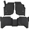 IMJ-Global Tappetini Auto Gomma ProLine 3D su Misura Compatibili con Toyota Hilux VII 2005-2015, Set Completo di Tappeti Auto TPE per Migliorare Look e Sportività, Tappetino Premium in TPE Durevole