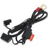 TECKEEN 12-24V moto linea di connessione linea di ricarica batteria solare cavo adattatore 60CM lunghezza