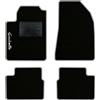 QUEMAR Tappetini Auto per Alfa Romeo Giulietta, Bordo Perla, 1 Ricamo | 2010-2016 / Kit Tappeti Moquette e Gomma su Misura / Set 2 Anteriori + 2 Posteriori / Ricami e Colori Personalizzati
