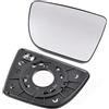 HMLTD per Kia Venga 2010-2020 Vetro Specchietto Retrovisore Esterno,Sinistro Destro Vetro Retrovisore Lato, Parti di Specchietti di Ricambio per Auto,Left
