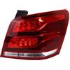 QIFHFBA Per Mercedes Per Benz X204 Classe GLK GLK300 GLK250 2013-2015 Fanale Posteriore A LED Spia Segnalazione Dei Freni Gruppo Per Auto Fanali Posteriori(1 Right)