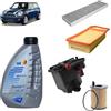 OP Kit tagliando 4 filtri + 5L olio Q8 5W30 per Mini One Cooper D 1560CC gasolio 2005-2014