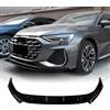 IDENUONA Spoiler paraurti anteriore per Audi A3 8Y Sline 2025 nero