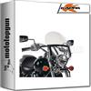 MOTOTOPGUN kappa 23a parabrezza basso clear compatibile con yamaha xvs 650 drag star 1997 1998 1999 2000 2001 2002 mototopgun