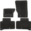J&J AUTOMOTIVE Tappetini in Tessuto per Land Rover Range Sport 2013-2022, Set da 4 Pezzi Anteriori e Posteriori, di Velluto su Misura, Antiscivolo, Colore Nero