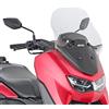MOTOTOPGUN givi 2153dt+d2153kit cupolino trasparente compatibile con yamaha n-max 125-155 2021 2022 mototopgun