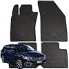 W-Parts TAPPETI - TAPPETINI IN GOMMA 3D TPE NERI PER FIAT TIPO SW DAL 2016 IN POI