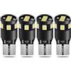 QAUBEN Lampadina LED Canbus 194 T10 168 2825 W5W Luce LED estremamente luminosa 12V 9SMD 2835 Chipset Lampadina LED Interno auto Cupola Mappa Porta Luci targa di cortesia 6000K Bianco (4pcs)