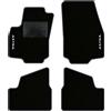 QUEMAR Tappetini Auto compatibili con Opel Astra H 2004-2011 / Kit Tappeti in Moquette e Gomma su Misura (Set 2 Anteriori + 2 Posteriori) / Ricami e Colori Personalizzati (2 Ricami, Bordo Antracite)