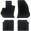 Rebeca Shop® Tappetini Auto Compatibili Per 500L | Tappeti Sagomati In Gomma | Anteriori e Posteriori | Kit di Tappeti su Misura (Set 2 Anteriori + 2 Posteriori)