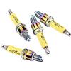 Qiilu Candele 4 pezzi per moto scooter ATV adatto per Dirt Bike D8TC A7TC(A7TC) adatto per candela scooter a7rc