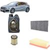 Generico Kit tagliando + 6L olio motore IPC Ultraplus 5W30 X per Classe A W176 Benzina dal 2012 al 2018