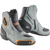Bogotto Cartagena Stivali da moto traforati, grigio/nero/arancione, 46 | Rinforzo leva del cambio