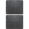 Auto Accessori Lupex - Tappetini 2pz Salva Tappeto Moquette in Gomma, Adattabili, Antiscivolo e Resistenti per Protezione da Sporco, Fango, Neve e Acqua