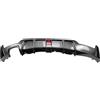 Rugnipw Diffusore Spoiler Paraurti Posteriore Per BMW F32 F33 F36 Per Sport 420i 428i 435i 440i Paraurti Posteriore Auto Diffusore Labbro Luce Freno Splitter Posteriori Doppi(Carbon Single 2)