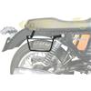 SPAAN Telaietti a sgancio rapido NERI compatibili con Moto Guzzi V7 - V7 II