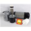 Motor Fun Sports Set filtro (grande) compatibile con Kubota GZD 15 filtro olio, filtro aria, filtro carburante, filtro idraulico