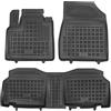 Rezaw-Plast Tappetino in gomma 3D Premium adatto per Mercedes W420 T - Class L1, FWD, Version 5 Passenger | 2022 - | Nissan TOWNSTAR L1, Station Wagon | 2022 - | Renault KANGOO III L1 | 2021 - | Ref: 201732