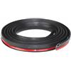 NEGRO Striscia di tenuta for tergicristallo for auto, adatta for Fiat, 500 Stilo Ducato Palio Bravo Doblo Grande Punto Linea Freemon Parabrezza anteriore Pannello stampaggio guarnizioni per auto