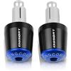JINGYAOTONG per BMW R850RT R 850 R850 RT 1996-2006 Moto Manopole End Handle Bar cap End Plug (Colore : Black Blue, Misurare : 1)