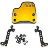 BTHMGBAE Parabrezza Moto Per DUCATI Per Scrambler 400 800 2015-2023 2017 2018 Parabrezza Per Moto Parabrezza Con Supporto Per Zanzariera Moto Cupolino Parabrezza(Gold)