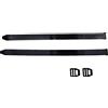 Riloer 390mm cinghie di ricambio dello specchio di traino in gomma con Cilps per auto SUV Trailer RV Truck, universale antiscivolo regolabile Tow Morrors sostituire cinghie, nero, 2pcs
