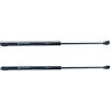 RICAMBYCAR COPPIA MOLLE A GAS PISTONI AMMORTIZZATORI COFANO POSTERIORE ALFA 156 STATION WAGON (348L-620N) NERO