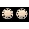mabi automotive parts 2 coperture esterne in acciaio inox 22,5 10 tasselli universali per camion Scania MAN Mercedes DAF (uomo)