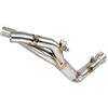DOMINATOR YZF R1 1000 RN19 Tubo Elimina Catalizzatore, Decatalizzatore, No-Kat, Mid Pipe Inox DE-Cat DECAT Exhaust Terminale di Scarico Silenziatore 2007 2008