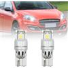 NSLUMO LED Lampadine per luci di parcheggio per Fiat BRAVO Mk1 Mk2 COPPIA DI LUCI DI POSIZIONE T10 W5W 3 LED 6000K Nessun errore T10 LED Lampada di ingombro